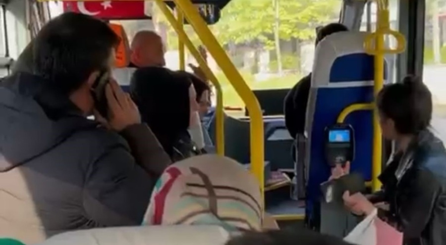 Bursa'da Şoförün yolcu seçmesi tartışmaya sebep oldu