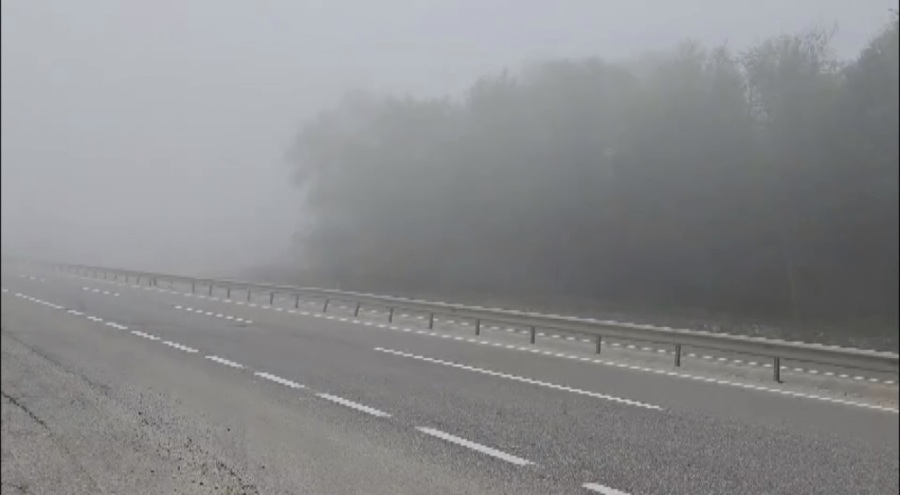 Yoğun Sis Bursa'da trafiği kilitledi