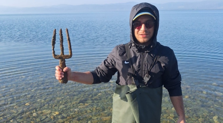 İznik Gölü'nden Poseidon Mızrağı çıktı