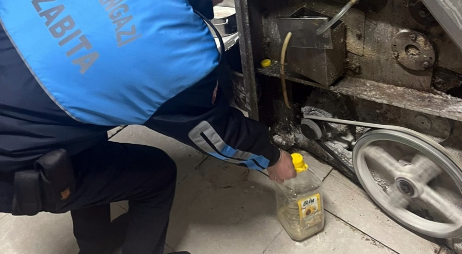 Bursa'da zabıtadan merdiven altı imalathaneye baskın