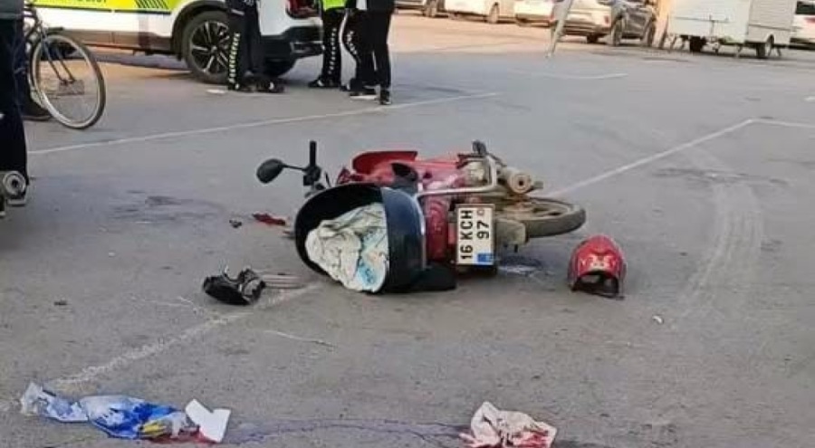 Bursa'da kafa kafaya çarpıştılar