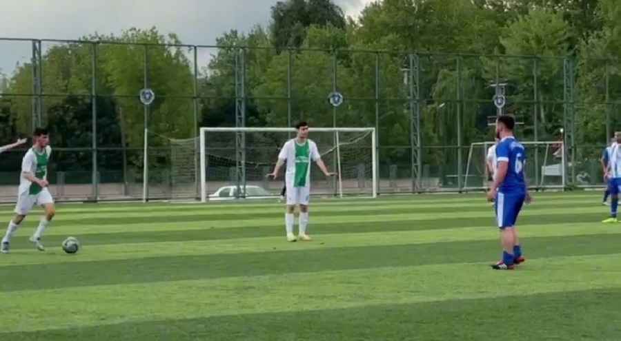 Bursa Amatör maçında skandal