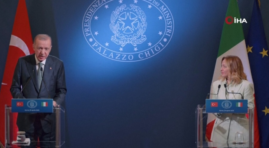 Cumhurbaşkanı Erdoğan: ''İtalya ile ticaret hedefimizi 40 milyar dolar olarak belirledik''