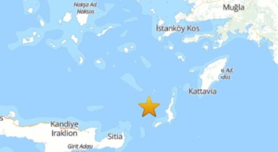Ege Denizi'nde 4.4 şiddetinde deprem