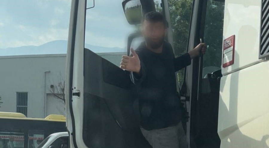 Bursa'da Trafikte korku dolu anlar