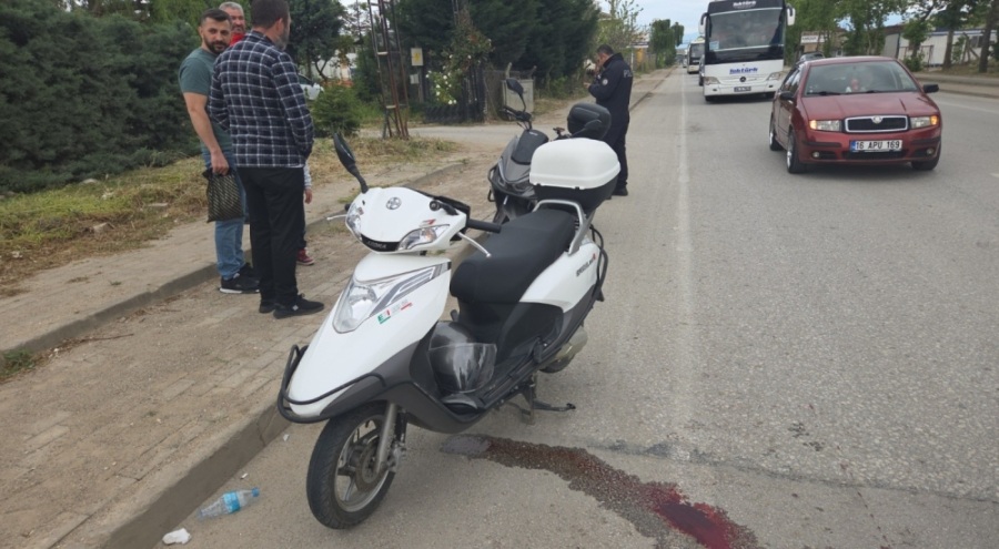 İki motosiklet çarpıştı: 2 yaralı