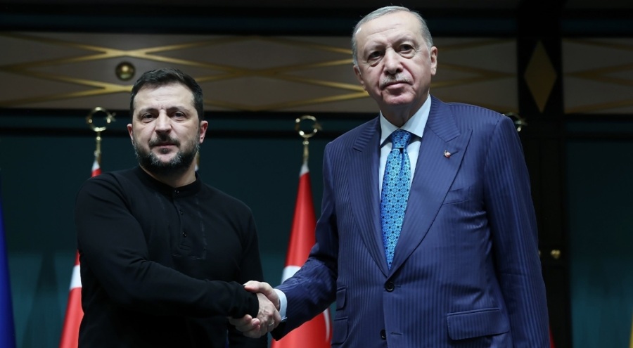 Cumhurbaşkanı Erdoğan, Ukrayna Devlet Başkanı Zelenskiy ile görüştü