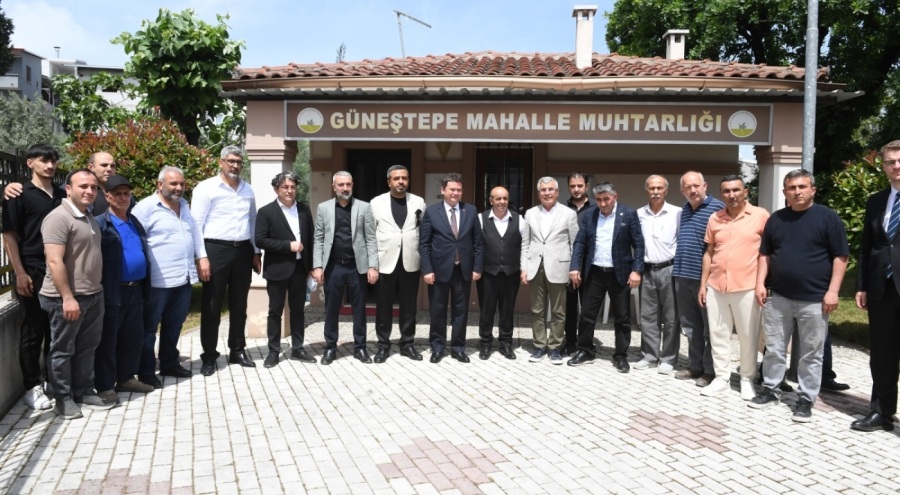 Başkan Erkan Aydın Güneştepe Sakinleriyle Bir Araya Geldi