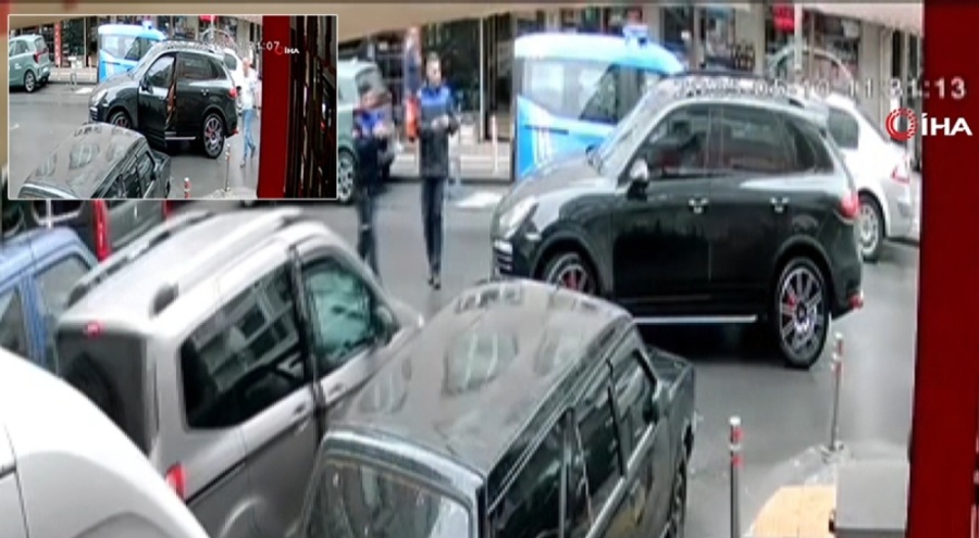 "Milletvekili aracı" dedi, zabıtanın üzerine sürdü