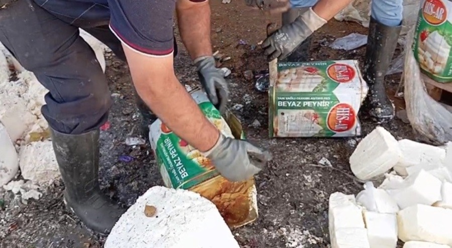 Gıda teröristleri tonlarca bozuk peyniri vatandaşa yedirecekti