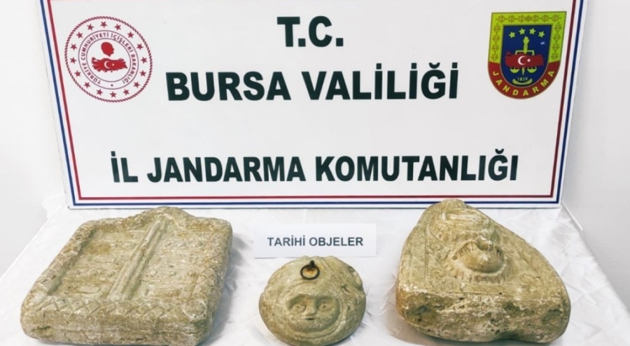 Jandarmadan tarihi eser operasyonu: 2 gözaltı