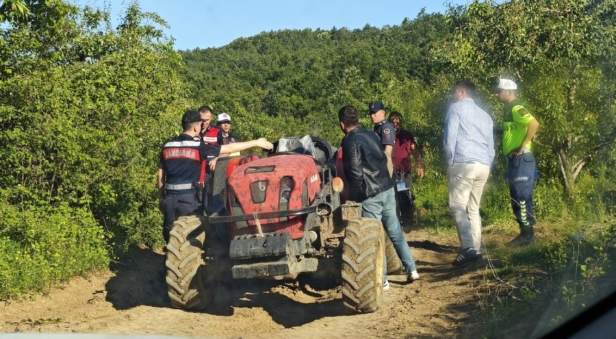 Bursa'da Babasının kullandığı traktörün altında kalmıştı