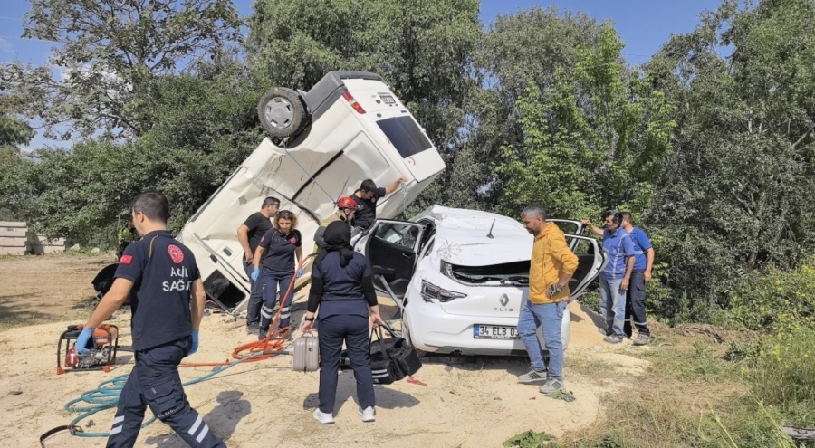 Bursa'da minibüs ortalığı savaş alanına çevirdi