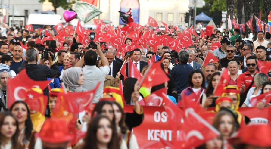 Osmangazi'de Omuz Omuza 19 Mayıs Yürüyüşü