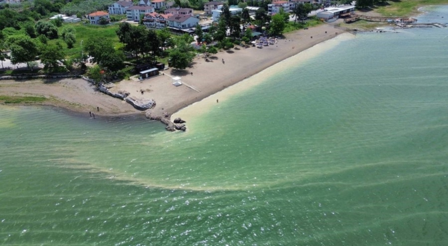 İznik Gölü'nde endişelendiren görüntü