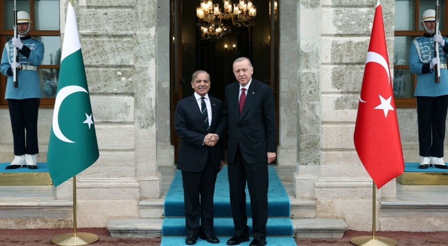 Cumhurbaşkanı Erdoğan, Pakistan Başbakanı Şerif'i kabul etti