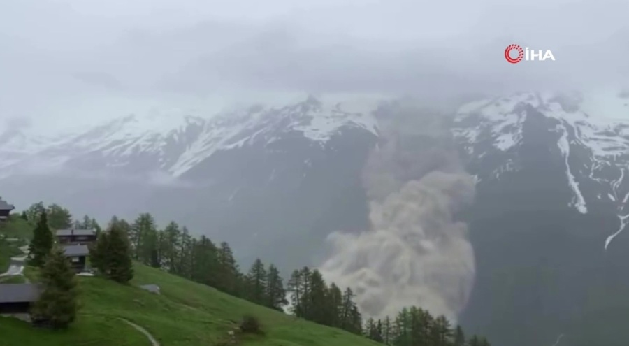 İsviçre'de buzul çökmesi sonucu bir köy yok oldu: 1 kayıp