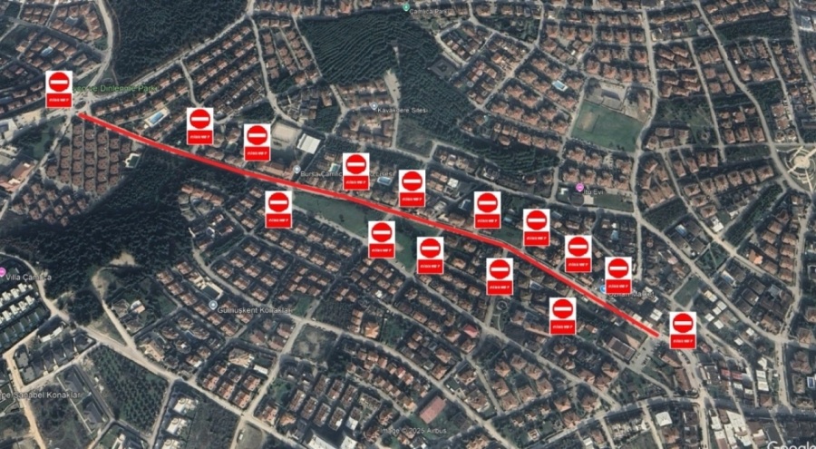 Bursa'da trafik düzenlemesi