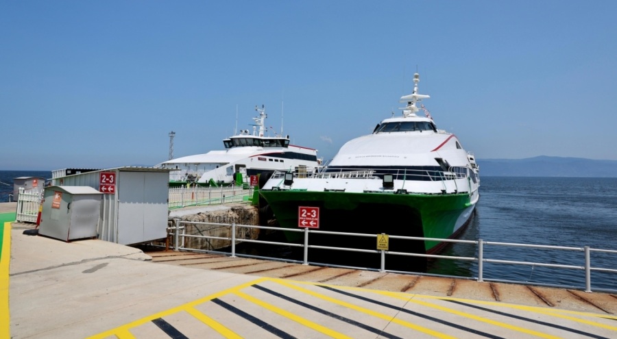 BUDO İskelesi modern yeni yüzüyle hizmete girdi