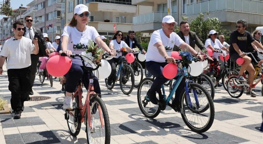 Süslü Bisikletler' ile temiz çevreye dikkat çekildi