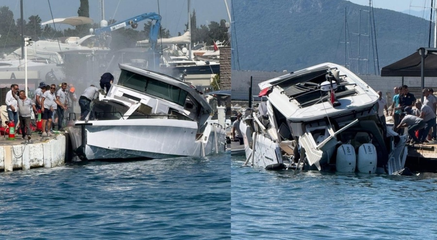 Marinada patlama: 3 yaralı