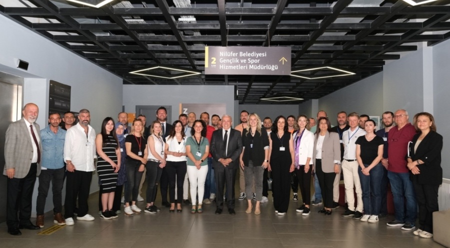 Nilüfer Belediyesi çalışanları bayramlaştı