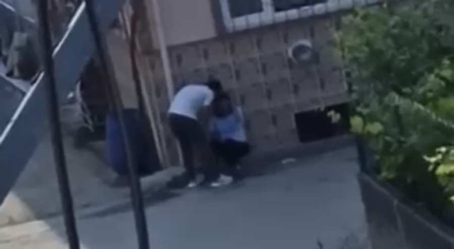 Bursa'da tartıştığı kadını yol ortasında sürükleyip, zorla götürdü