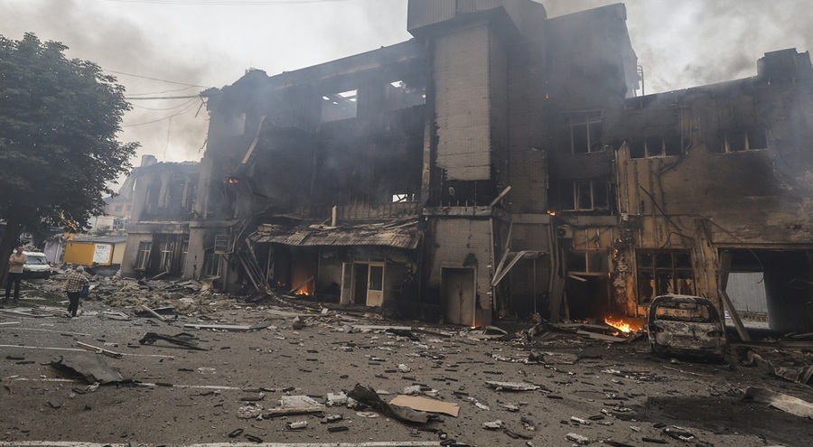 Rusya, Kiev'e savaşın başından bu yana en büyük saldırılardan birini gerçekleştirdi