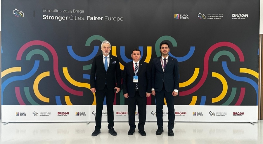 Başkan Erkan Aydın Portekiz'de Eurocities "Call To Action" sözleşmesini imzaladı