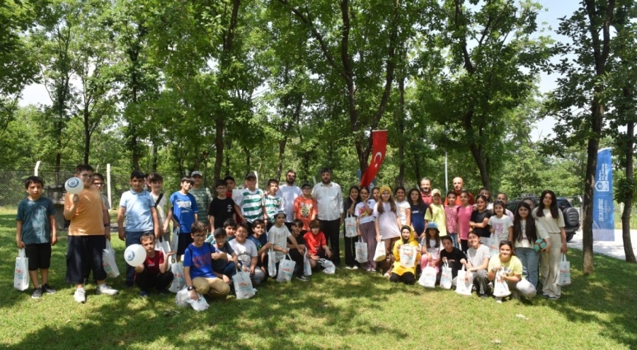 Çocuklar önce okudu, sonra eğlendi