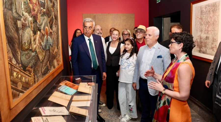 Usta ressam İbrahim Balaban'ın eserleri Bursalılarla buluştu