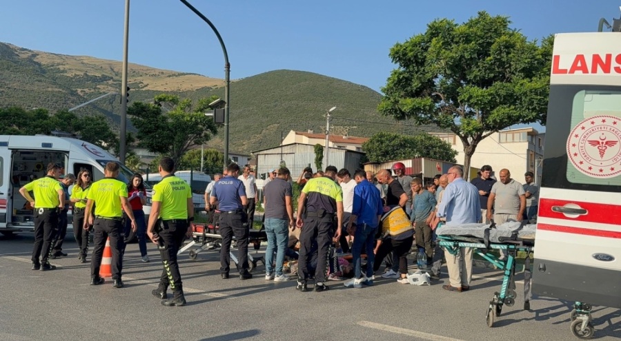 Bursa'da en acı kaza: Anne ve bisikletli kızı ağır yaralandı