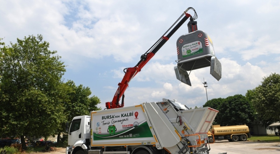 Osmangazi Belediyesi Yerüstü Çöp Konteyner Sistemine Geçiyor