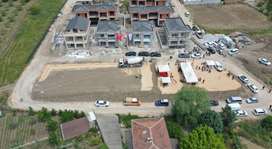 Aksungur Spor Tesisi İçin İlk Harç Döküldü