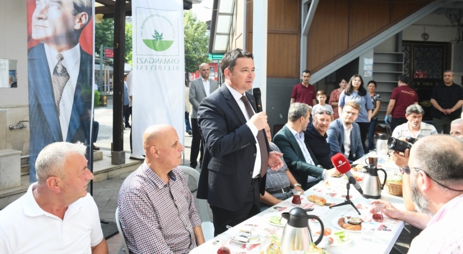 Başkan Aydın Kemerçeşme Mahalle Sakinleriyle Kahvaltıda Buluştu