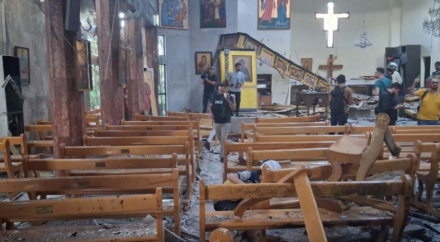 Suriye'de kiliseye düzenlenen saldırıda 20 kişi hayatını kaybetti