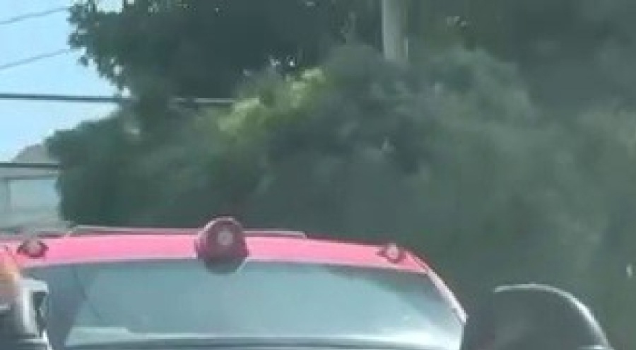 Bursa'da tehlikeli yolculuk