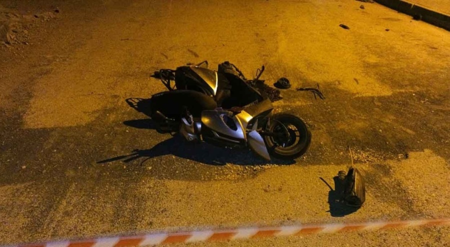 Feci kazada acı detay: Kaskını oğluna takmış