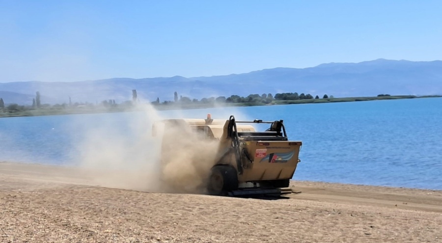 Boyalıca sahili yaz sezonu için temizleniyor