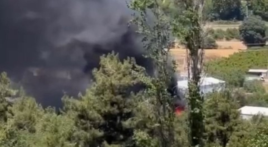 Bursa'da korkutan yangın