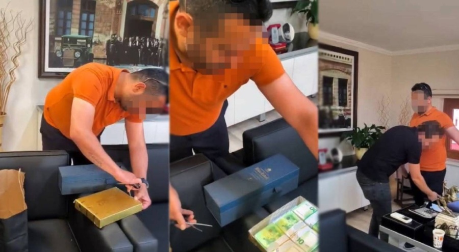 Baklava kutusundan 110 bin Euro çıktı