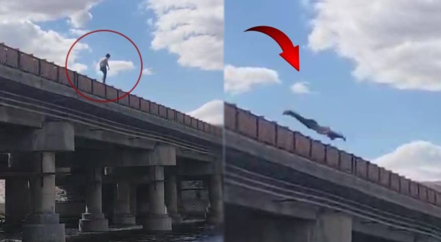Arkadaşlarıyla iddialaştı, köprüden atlayıp kayboldu!