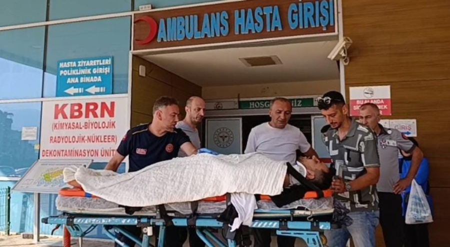 Elektrik direğinde çalışma yaparken akıma kapıldı