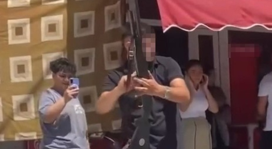 Bursa'da asker uğurlamasında havaya ateş açan 4 kişiden 2'si tutuklandı