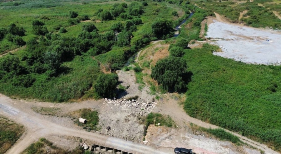 İznik'te kuraklık alarmı...Çakırca deresi kurudu, göl çekilmeye başladı