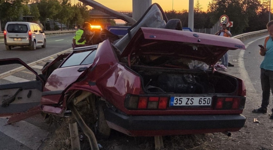 Kestel'de kontrolden çıkan Tofaş otomobil bariyere girdi: 1 ölü