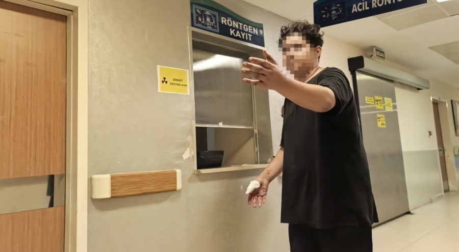 Bursa'da motosiklet zincirine elini kaptıran gencin parmağı koptu