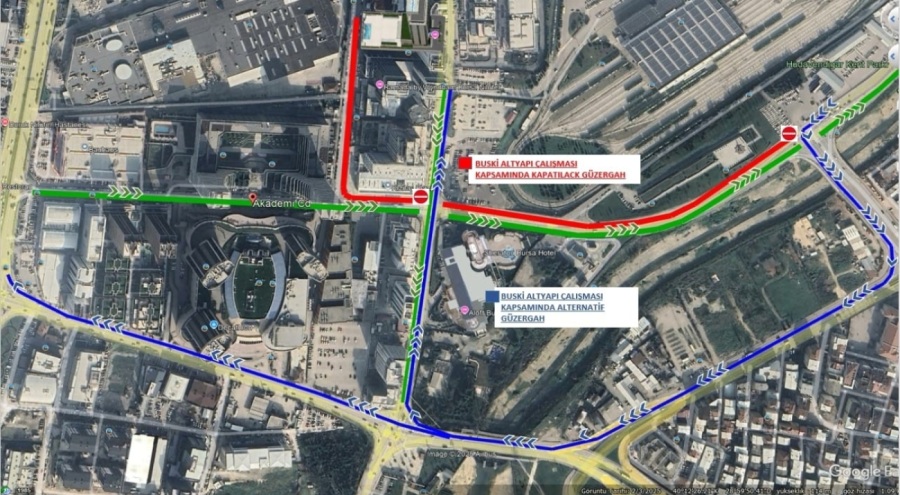 Bursa'da trafik düzenlemesi