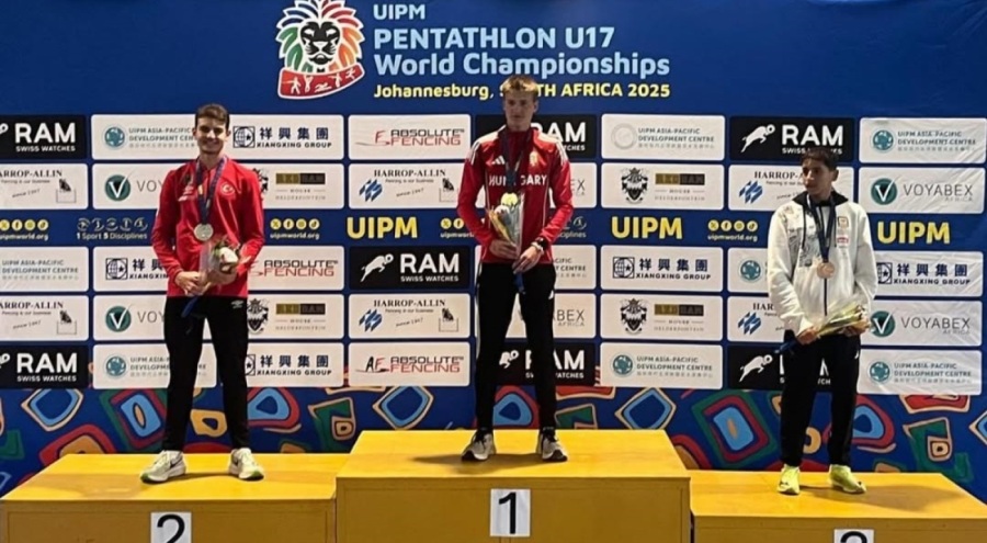 Osmangazili Milli Pentatlet Arda Meriç'ten Dünya İkinciliği