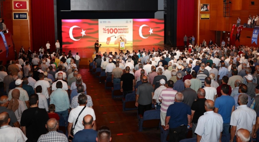 Bursa Büyükşehir'den üreticiye yüzde 100 hibeli mazot desteği